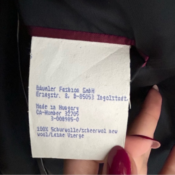 Navy and Yellow Check Pure Wool Sport Jacket - Baumler - Picture 12 of 12